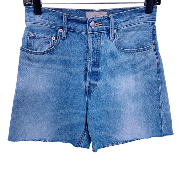 EVERLANE The Way Wide Crop Shorts Womens Size 25 - Picture 1 of 9